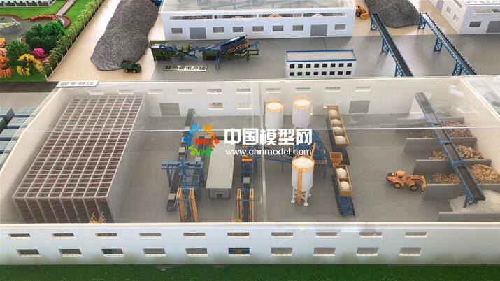 破碎生產線模型，石料生產線模型