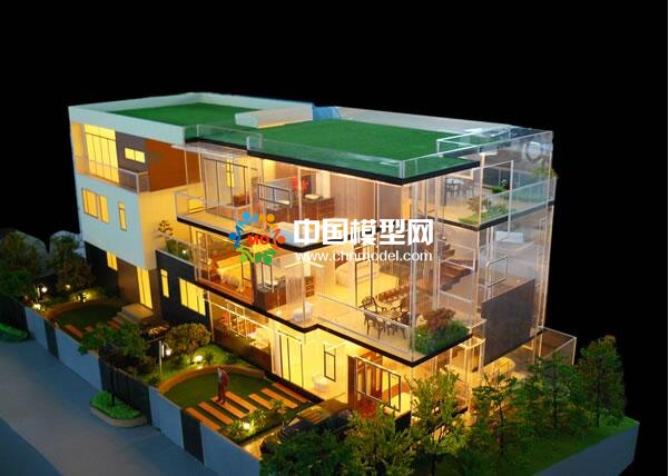 別墅模型風格各異，你能說出幾種