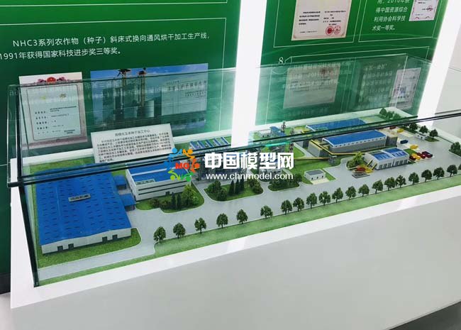 規(guī)?；衩追N子加工中心沙盤模型