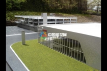 汽車展館沙盤模型，汽車展廳4S店沙盤模型