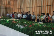 新建京張鐵路沙盤模型，有砟軌道標(biāo)準(zhǔn)高速鐵路