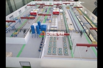 混凝土預制件生產線沙盤模型， 裝配式建筑沙盤模型
