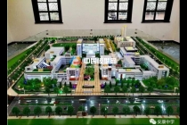 安康中學新、老校區建設沙盤模型建成