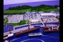 海運(yùn)重工沙盤(pán)模型，海工裝備修造模型